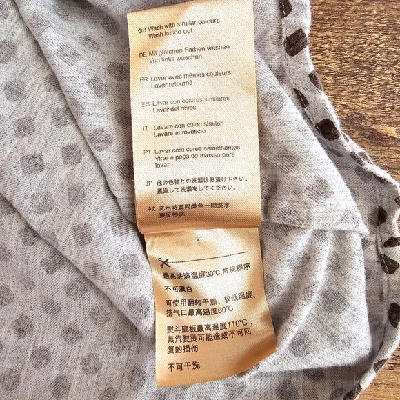 Scotch & Soda Block Print 100% Cotton Wake Up Call Regular Fit Button Up Shirt L - Picture 9 of 11